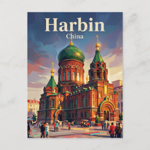 Sint-Sofiakathedraal in Harbin China Briefkaart