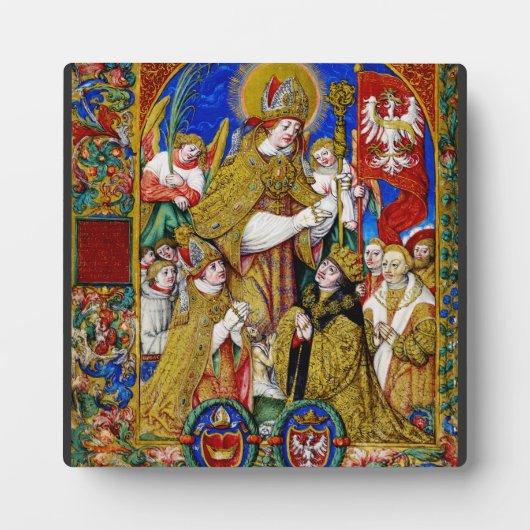 Sint Stanislaus bisschop en martelaar Fotoplaat (Voorkant)