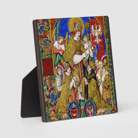 Sint Stanislaus bisschop en martelaar Fotoplaat (Voorkant)