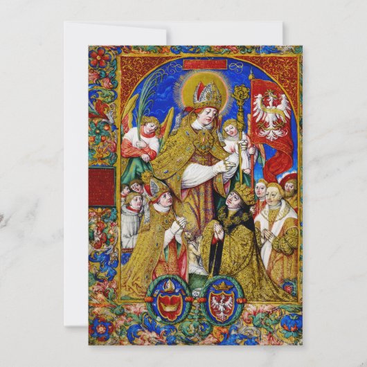 Sint Stanislaus bisschop en martelaar Kaart (Voorkant)