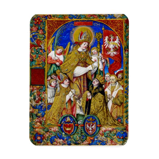 Sint-StanislauS Bisschop en Martelaar Magneet (Verticaal)