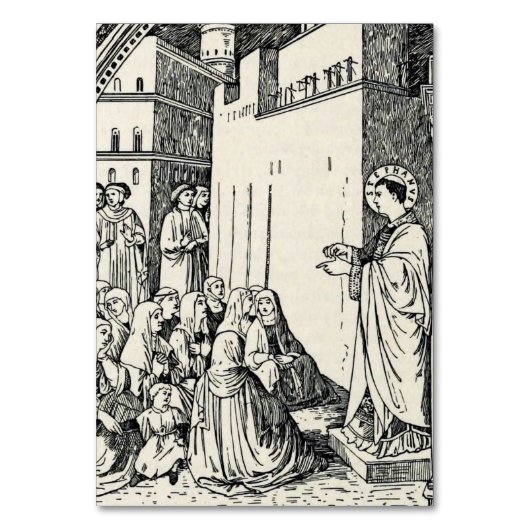 Sint-Stefanus de Eerste Martelaar Fijne Kunst Icon Kaart (Voorkant)