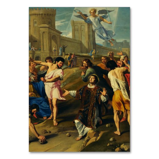 Sint-Stefanus de Eerste Martelaar Kunst Iconografi Kaart (Voorkant)
