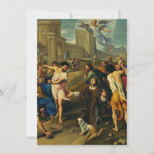 Sint-Stefanus de Eerste Martelaar Kunst Iconografi Kaart