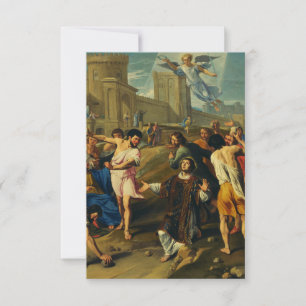 Sint-Stefanus de protomartelaar Fijne Kunst Iconog Bedankkaart