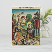 Sint-Stefanus de protomartelaar Fijne Kunst Iconog Bedankkaart (Staand voorkant)