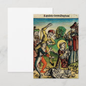 Sint-Stefanus de Protomartelaar Fijne Kunst Iconog Bedankkaart (Voorkant / Achterkant)