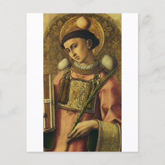 Sint-Stefanus de Protomartelaar Fijne Kunst Iconog Flyer (Voorkant)