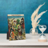 Sint-Stefanus de Protomartelaar Fijne Kunst Iconog Fotoplaat (Zijkant)
