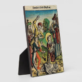 Sint-Stefanus de Protomartelaar Fijne Kunst Iconog Fotoplaat (Zijkant)