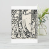 Sint-Stefanus de Protomartelaar Fijne Kunst Iconog Kaart (Staand voorkant)