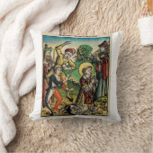 Sint-Stefanus de Protomartelaar Fijne Kunst Iconog Kussen (Deken)