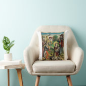 Sint-Stefanus de Protomartelaar Fijne Kunst Iconog Kussen (Stoel)