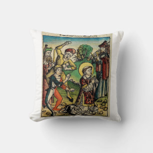 Sint-Stefanus de Protomartelaar Fijne Kunst Iconog Kussen