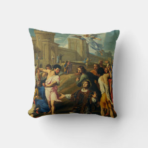Sint-Stefanus de Protomartelaar Fijne Kunst Iconog Kussen