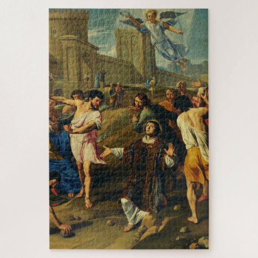 Sint-Stefanus de Protomartelaar Fijne Kunst Iconog Legpuzzel (Verticaal)