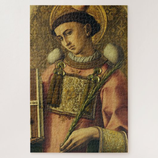 Sint-Stefanus de Protomartelaar Fijne Kunst Iconog Legpuzzel (Verticaal)