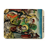 Sint-Stefanus de Protomartelaar Fijne Kunst Iconog Magneet (Horizontaal)