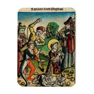 Sint-Stefanus de Protomartelaar Fijne Kunst Iconog Magneet