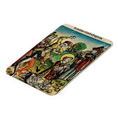 Sint-Stefanus de Protomartelaar Fijne Kunst Iconog Magneet (Linkerzijde)
