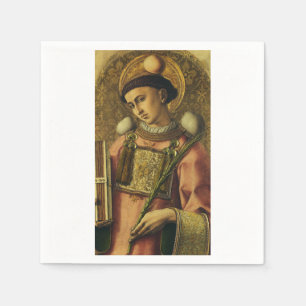Sint-Stefanus de Protomartelaar Fijne Kunst Iconog Servet