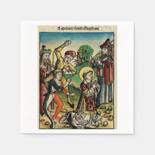 Sint-Stefanus de Protomartelaar Fijne Kunst Iconog Servet