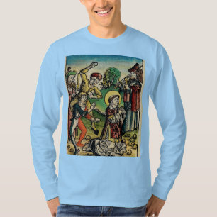 Sint-Stefanus de Protomartelaar Fijne Kunst Iconog T-shirt