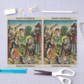 Sint-Stefanus de Protomartelaar Fijne Kunst Iconog Tissuepapier (Craft)