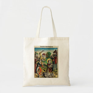 Sint-Stefanus de Protomartelaar Fijne Kunst Iconog Tote Bag