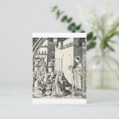 Sint-Stefanus de Protomartyrer Fijne Kunst Iconogr Briefkaart (Staand voorkant)