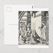 Sint-Stefanus de Protomartyrer Fijne Kunst Iconogr Briefkaart (Voorkant / Achterkant)