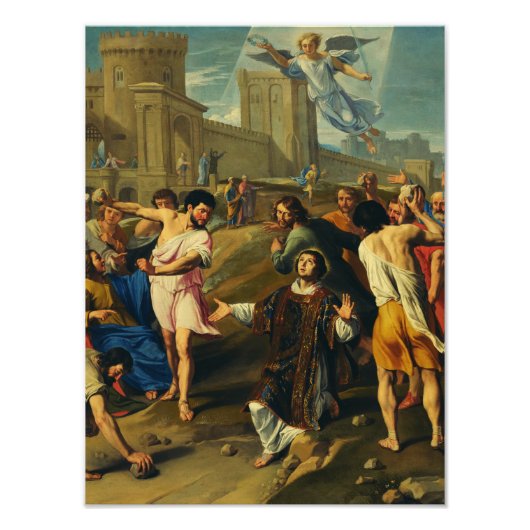Sint-Stefanus de Protomartyrer Fijne Kunst Iconogr Foto Afdruk (Voorkant)