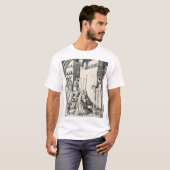 Sint Stefanus de Protomartyrer Fijne Kunst Iconogr T-shirt (Voorkant volledig)