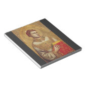 Sint-Stefanus door Giotto Notitieblok (Schuin)