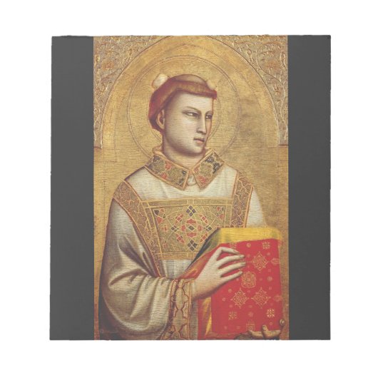 Sint-Stefanus door Giotto Notitieblok (Voorkant)