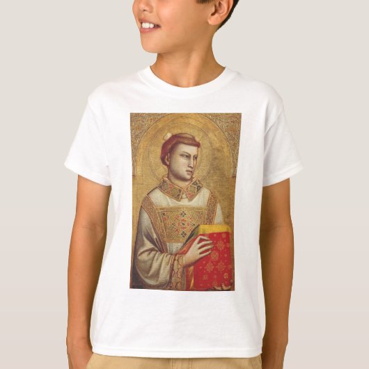 Sint Stefanus door Giotto T-shirt (Voorkant)
