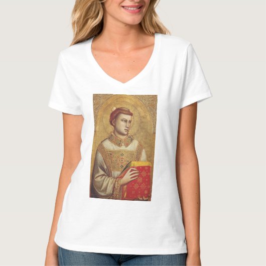 Sint Stefanus door Giotto T-shirt (Voorkant)