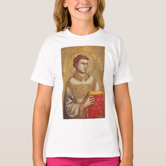 Sint Stefanus door Giotto T-shirt (Voorkant)