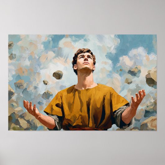 Sint Stefanus Protomartelaar: De Dappere Getuige Poster (Voorkant)