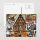 Sint-Stephen Kerk, Seattle, montage Briefkaart (Voorkant / Achterkant)