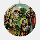 Sint Stephen Protomartyr Eerste Martelaar Keramisch Ornament (Achterkant)