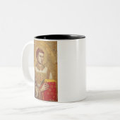 Sint Stephen van Giotto Tweekleurige Koffiemok (Voorkant links)