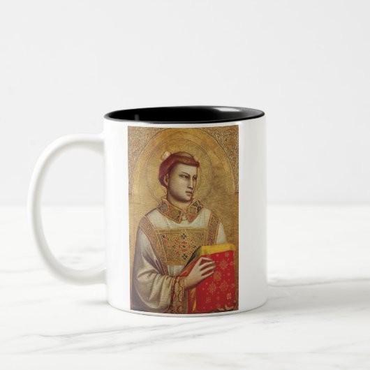 Sint Stephen van Giotto Tweekleurige Koffiemok (Links)