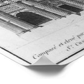 Sint-Sulpice-kerk Poster (Hoek)