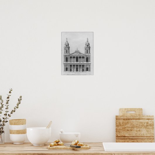 Sint-Sulpice-kerk Poster (Keuken)