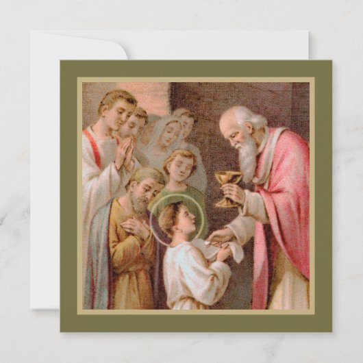 Sint Tarcisius die de Eucharist ontvangt (BL 02) (Voorkant)