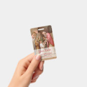 Sint Tarcisius die de Eucharist ontvangt (BL 02) Badge (Handheld)