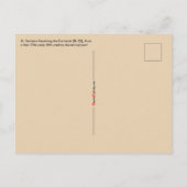 Sint Tarcisius die de Eucharist ontvangt (BL 02) Briefkaart (Achterkant)