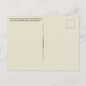 Sint Tarcisius die de Eucharist ontvangt (BL 02) Briefkaart (Achterkant)