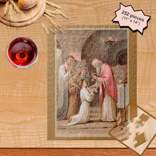 Sint Tarcisius die de Eucharist ontvangt (BL 02) Legpuzzel
